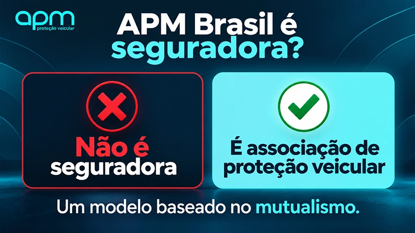 APM Brasil não é seguradora, é associação de proteção veicular